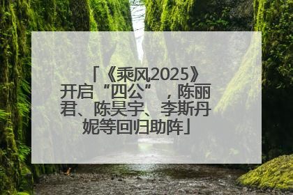 《乘风2025》开启“四公”，陈丽君、陈昊宇、李斯丹妮等回归助阵