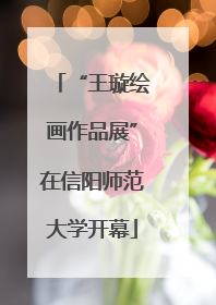 “王璇绘画作品展”在信阳师范大学开幕
