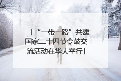 “一带一路”共建国家二十四节令鼓交流活动在华大举行