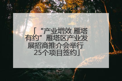 “产业增效 雁塔有约”雁塔区产业发展招商推介会举行 25个项目签约