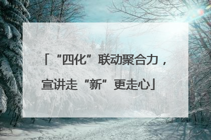 “四化”联动聚合力，宣讲走“新”更走心