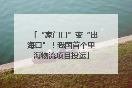 “家门口”变“出海口”！我国首个里海物流项目投运