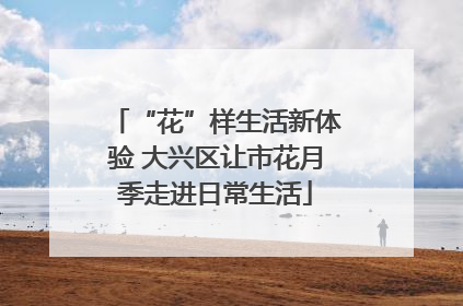 “花”样生活新体验 大兴区让市花月季走进日常生活