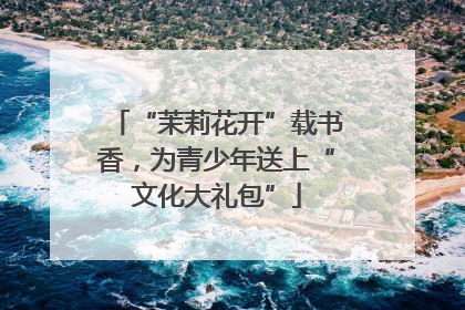 “茉莉花开”载书香，为青少年送上“文化大礼包”