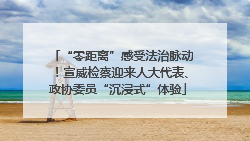 “零距离”感受法治脉动！宣威检察迎来人大代表、政协委员“沉浸式”体验