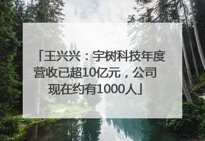 王兴兴：宇树科技年度营收已超10亿元，公司现在约有1000人