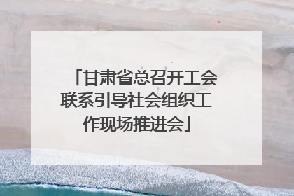 甘肃省总召开工会联系引导社会组织工作现场推进会