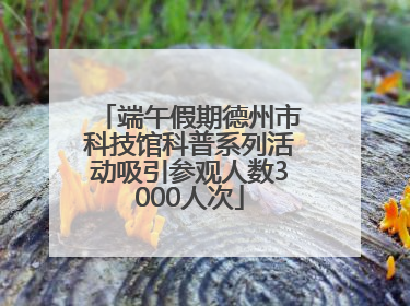 端午假期德州市科技馆科普系列活动吸引参观人数3000人次