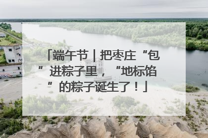 端午节｜把枣庄“包”进粽子里，“地标馅”的粽子诞生了！
