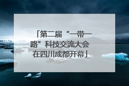 第二届“一带一路”科技交流大会在四川成都开幕