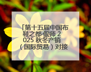 第十五届中国布鞋之都·偃师 2025 秋冬产销（国际贸易）对接会隆重开幕