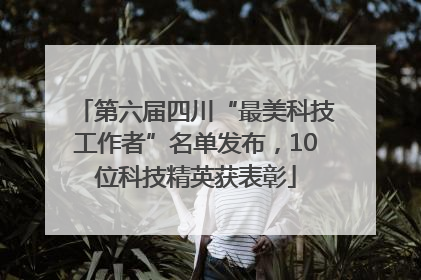 第六届四川“最美科技工作者”名单发布，10位科技精英获表彰