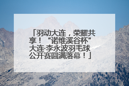 羽动大连，荣耀共享！“诺维溪谷杯”大连·李永波羽毛球公开赛圆满落幕！