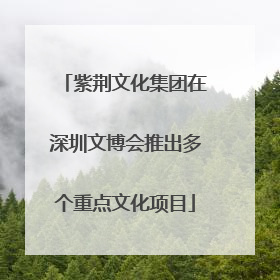 紫荆文化集团在深圳文博会推出多个重点文化项目