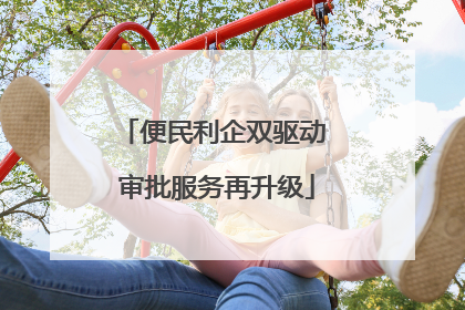 便民利企双驱动 审批服务再升级