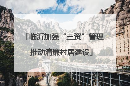 临沂加强“三资”管理 推动清廉村居建设