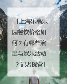 上海乐高乐园餐饮价格如何？有哪些演出与娱乐活动？记者探营