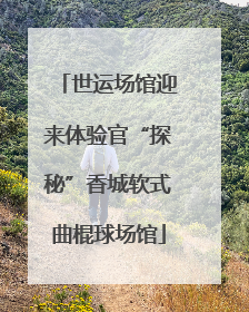 世运场馆迎来体验官“探秘”香城软式曲棍球场馆