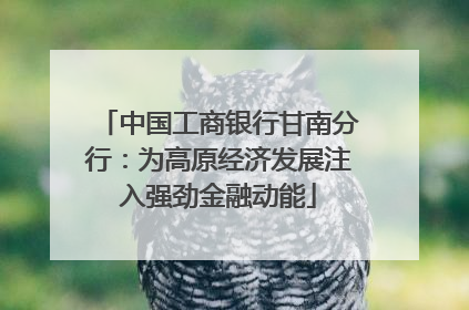 中国工商银行甘南分行：为高原经济发展注入强劲金融动能