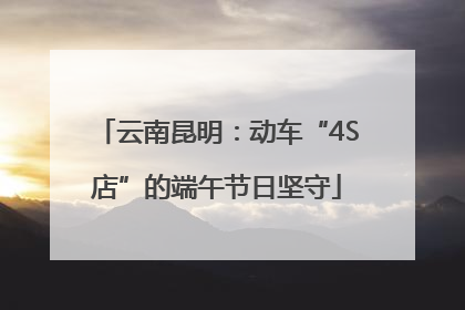云南昆明：动车“4S店”的端午节日坚守