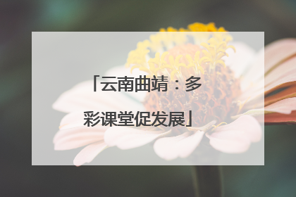 云南曲靖：多彩课堂促发展