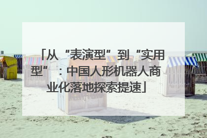 从“表演型”到“实用型”：中国人形机器人商业化落地探索提速