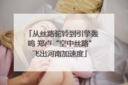 从丝路驼铃到引擎轰鸣 郑卢“空中丝路”飞出河南加速度