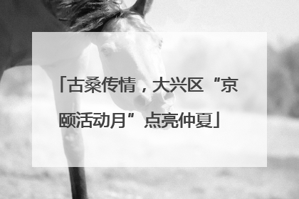 古桑传情，大兴区“京颐活动月”点亮仲夏
