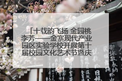 十载韵飞扬 金园桃李芳——金寨现代产业园区实验学校开展第十届校园文化艺术节暨庆“六一”系列活动