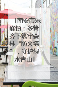 南安市乐峰镇：多管齐下筑牢森林“防火墙”，守护绿水青山