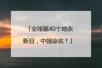 全球第40个地衣新目，中国命名！
