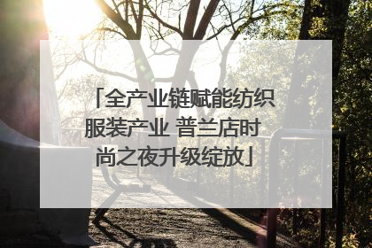 全产业链赋能纺织服装产业 普兰店时尚之夜升级绽放