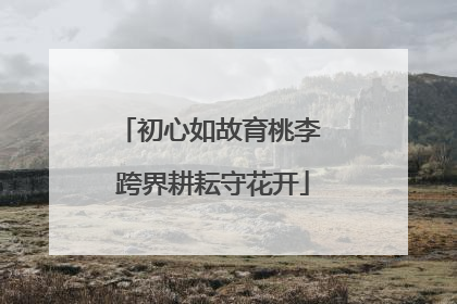 初心如故育桃李 跨界耕耘守花开