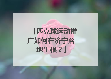 匹克球运动推广如何在济宁落地生根？