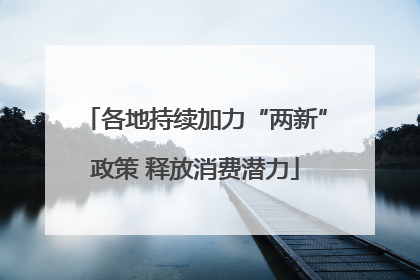 各地持续加力“两新”政策 释放消费潜力