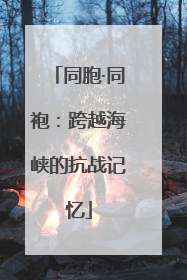 同胞·同袍：跨越海峡的抗战记忆