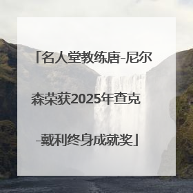 名人堂教练唐-尼尔森荣获2025年查克-戴利终身成就奖