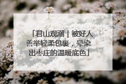 君山观潮｜被好人善举轻柔包裹，晕染出枣庄的温暖底色