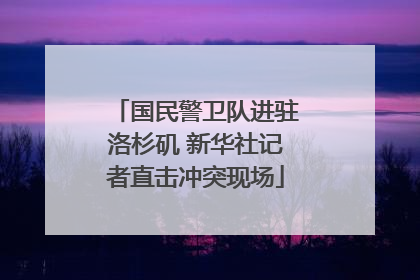 国民警卫队进驻洛杉矶 新华社记者直击冲突现场