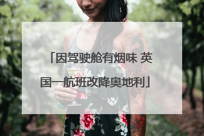 因驾驶舱有烟味 英国一航班改降奥地利