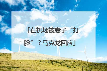 在机场被妻子“打脸”？马克龙回应