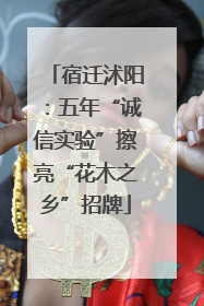 宿迁沭阳：五年“诚信实验”擦亮“花木之乡”招牌