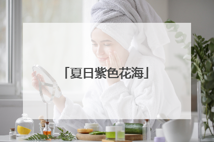 夏日紫色花海
