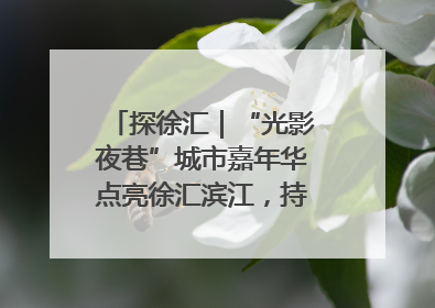 探徐汇｜“光影夜巷”城市嘉年华点亮徐汇滨江，持续至6月2日！