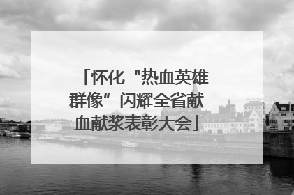 怀化“热血英雄群像”闪耀全省献血献浆表彰大会