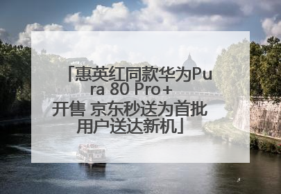 惠英红同款华为Pura 80 Pro+开售 京东秒送为首批用户送达新机