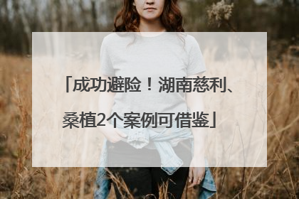 成功避险！湖南慈利、桑植2个案例可借鉴