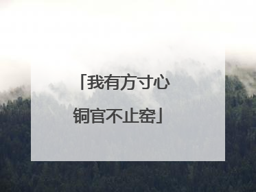 我有方寸心 铜官不止窑