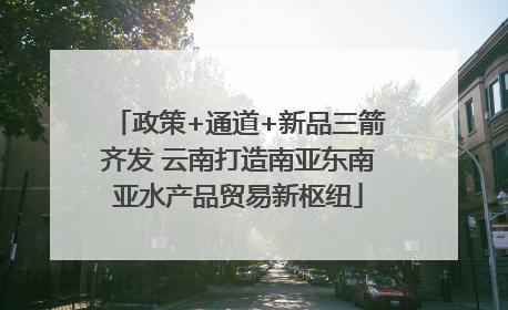 政策+通道+新品三箭齐发 云南打造南亚东南亚水产品贸易新枢纽