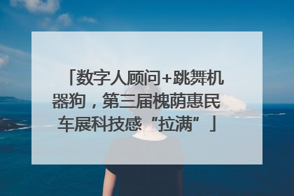 数字人顾问+跳舞机器狗，第三届槐荫惠民车展科技感“拉满”